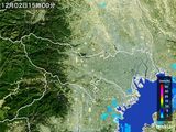 2015年12月02日の東京都の雨雲レーダー