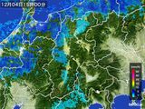 2015年12月04日の長野県の雨雲レーダー