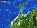 雨雲レーダー(2015年12月05日)