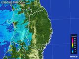 2015年12月05日の岩手県の雨雲レーダー