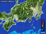 雨雲レーダー(2015年12月06日)