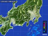 雨雲レーダー(2015年12月08日)