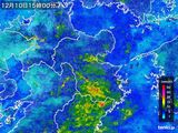 雨雲レーダー(2015年12月10日)