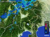 雨雲レーダー(2015年12月11日)