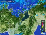 雨雲レーダー(2015年12月11日)