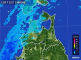 雨雲レーダー(2015年12月15日)