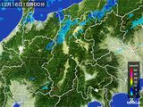 2015年12月16日の長野県の雨雲レーダー