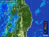 2015年12月16日の岩手県の雨雲レーダー