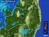 雨雲レーダー(2015年12月17日)