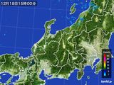 2015年12月18日の北陸地方の雨雲レーダー