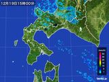 2015年12月19日の道南の雨雲レーダー