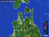 2015年12月19日の青森県の雨雲レーダー