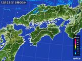 雨雲レーダー(2015年12月21日)