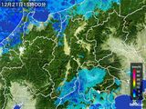 2015年12月21日の長野県の雨雲レーダー