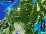 2015年12月21日の岐阜県の雨雲レーダー
