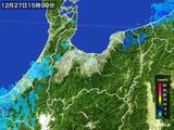 2015年12月27日の富山県の雨雲レーダー