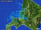 2015年12月27日の道央の雨雲レーダー