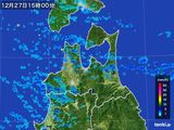 2015年12月27日の青森県の雨雲レーダー