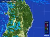 2015年12月27日の岩手県の雨雲レーダー