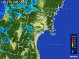 雨雲レーダー(2015年12月27日)