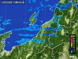 雨雲レーダー(2015年12月28日)