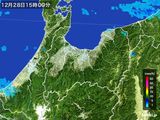 雨雲レーダー(2015年12月28日)