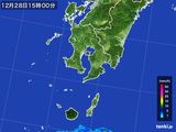 2015年12月28日の鹿児島県の雨雲レーダー