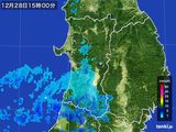 雨雲レーダー(2015年12月28日)