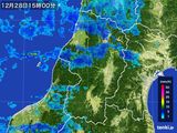 雨雲レーダー(2015年12月28日)