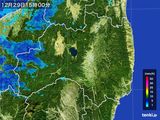 雨雲レーダー(2015年12月29日)