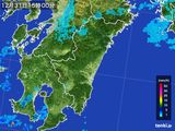 2015年12月31日の宮崎県の雨雲レーダー