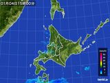 2016年01月04日の北海道地方の雨雲レーダー