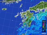 雨雲レーダー(2016年01月06日)