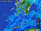 2016年01月06日の鹿児島県の雨雲レーダー