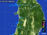 雨雲レーダー(2016年01月07日)