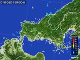 雨雲レーダー(2016年01月08日)