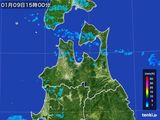 雨雲レーダー(2016年01月09日)