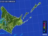 2016年01月10日の道東の雨雲レーダー