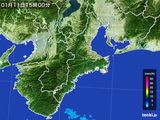 雨雲レーダー(2016年01月11日)