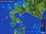 雨雲レーダー(2016年01月16日)