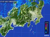 雨雲レーダー(2016年01月18日)