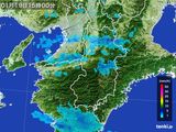 2016年01月19日の奈良県の雨雲レーダー