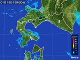 雨雲レーダー(2016年01月19日)