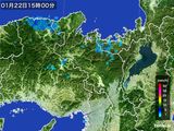 雨雲レーダー(2016年01月22日)