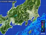 雨雲レーダー(2016年01月30日)