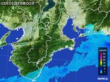 雨雲レーダー(2016年02月01日)