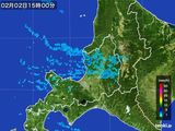 2016年02月02日の道央の雨雲レーダー