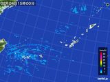 2016年02月04日の沖縄地方の雨雲レーダー