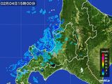 2016年02月04日の道央の雨雲レーダー