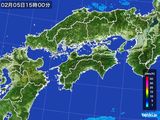 雨雲レーダー(2016年02月05日)